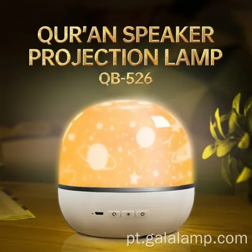 Projeção rotativa do Alcorão do Alcorão com Controle de App